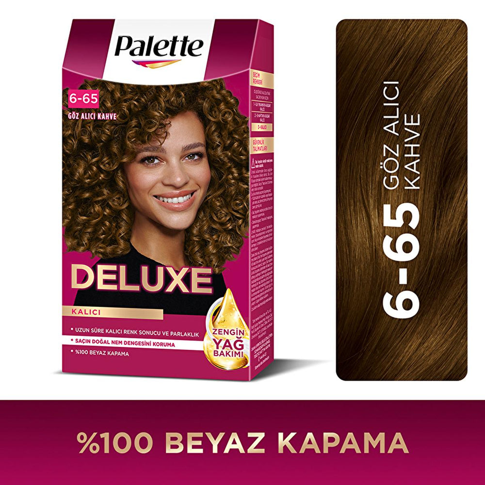 Palette Deluxe Hair Dye - Long-Lasting Coffee Brown Color with Nourishing Formula - view 10