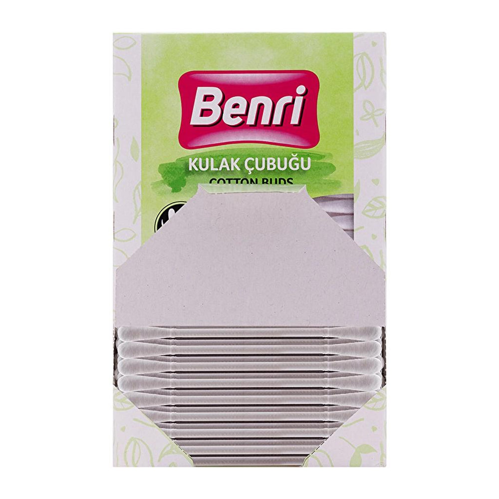 Benri Organic Cotton Buds for Gentle Daily Care 200 Count