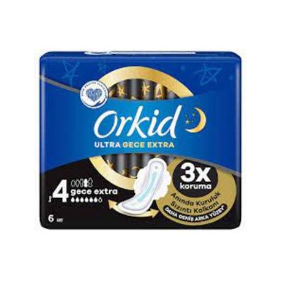 Orkid Ultra Night Sanitary Pads for Women - Extra Hygiene & Comfort, 6 Count Orkid Ultra Night Sanitary Pads - Extra Hygiene & Comfort Sanitary pads, Nighttime hygiene products, Women's hygiene, Overnight sanitary protection, Hygienic sanitary pads, Feminine hygiene products, Night sanitary pads, Comfortable sanitary pads, Dry sanitary pads, Orkid sanitary products, Women's health products, Hygiene products for women, Sanitary protection for women, Overnight protection, Extra hygiene sanitary pads