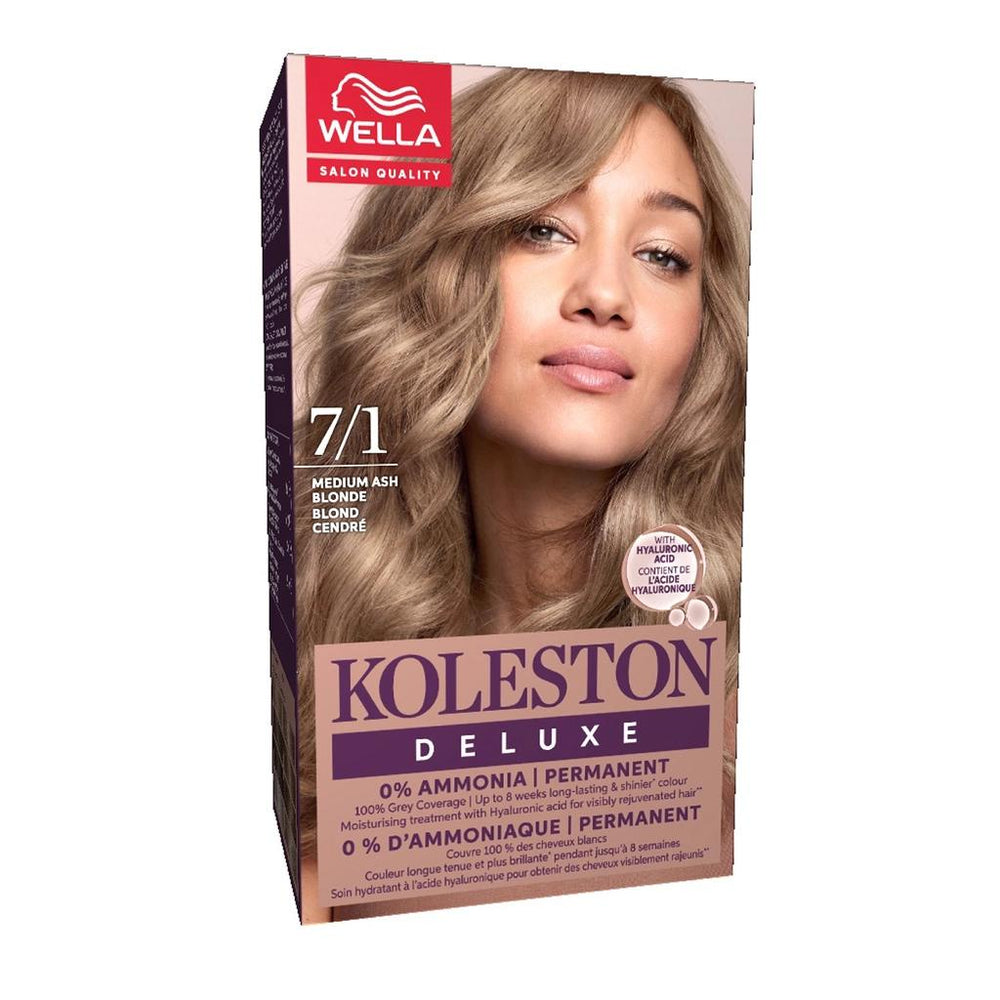 Wella Koleston Deluxe Ammonia-Free Hair Dye 7/1 Ash Blonde
