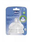 Chicco Natural Feeling Baby Bottle Nipple for 4 Months+ - Flexible, Comfortable, and Natural Feeding Experience - Baby Care