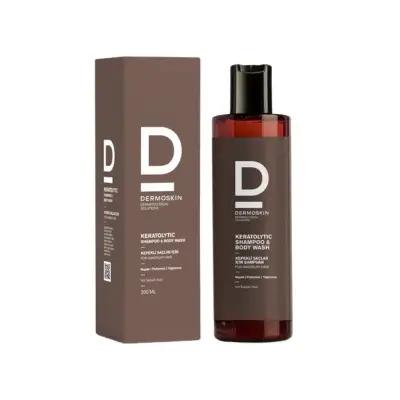 Dermoskin Keratolytic Shampoo and Body Wash 200Ml - Anti-Dandruff, Oily Scalp Relief for Flaky Skin Dermoskin Keratolytic Shampoo & Body Wash - Anti-Dandruff Relief Dermoskin Keratolytic Shampoo, Keratolytic Body Wash, Anti-dandruff shampoo, Oily scalp treatment, Scalp and body care product, Flaky skin relief, Dandruff solution, Scalp care, Body wash for oily skin, Gentle skincare, Keratolytic effect, Lipophilic properties