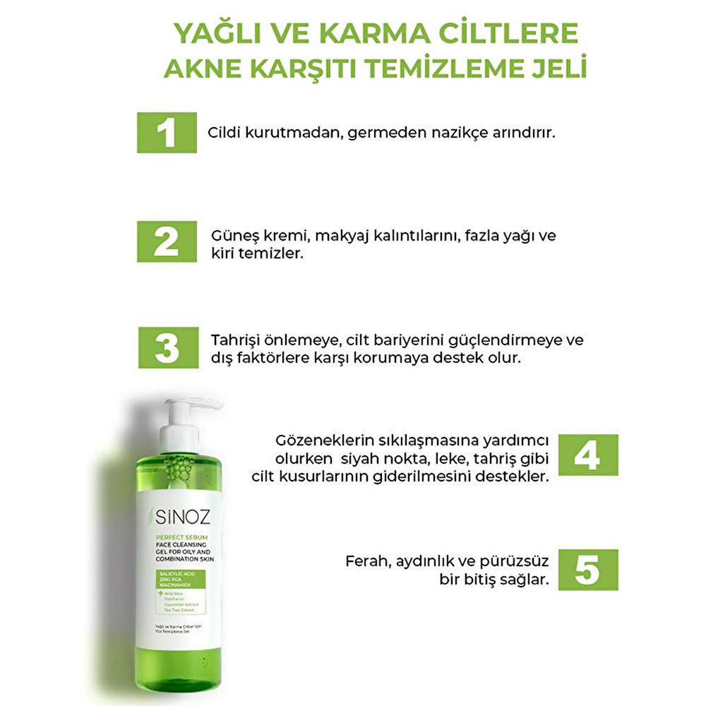Sinoz Oily & Combination Skin Face Wash: Salicylic Acid Cleanser for Acne & Pore Cleansing - Oil & Sebum Control, Gentle & Hydrating (13.53 fl oz) Sinoz Oily Skin Face Wash: Acne & Pore Cleansing Salicylic Acid oily skin face wash, combination skin cleanser, acne face wash, salicylic acid cleanser, pore cleansing face wash, oil control face wash, tea tree oil face wash, facial cleanser for oily skin, sebum control cleanser, Sinoz face wash, face wash, facial cleanser, oily skin, combination skin, acne, blem