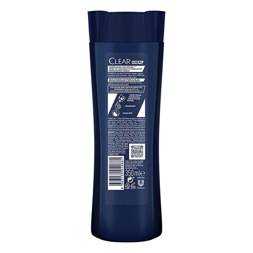 Clear Men Maximum Freshness Anti-Dandruff Shampoo 350 ml
