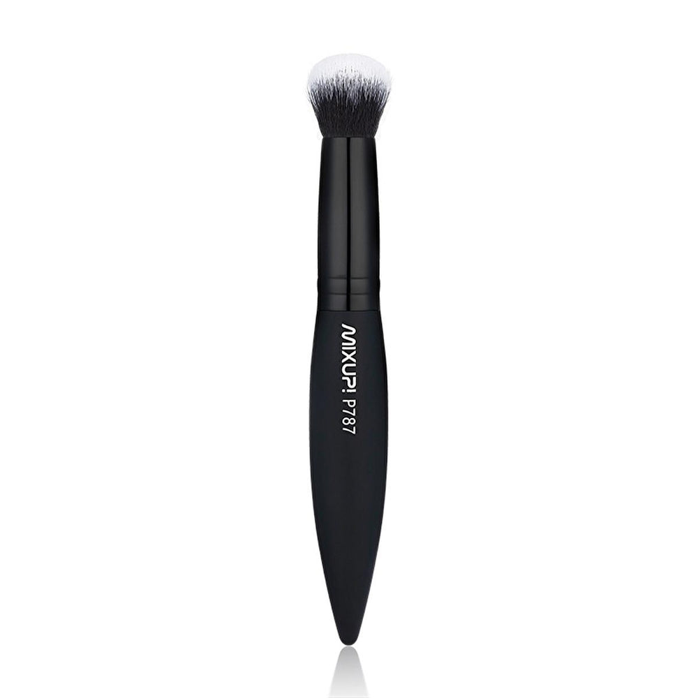 Mixup Professional Vegan Cruelty-Free Double-Fiber Oval Makeup Brush for Liquid & Powder Foundation - P787 - Foundation