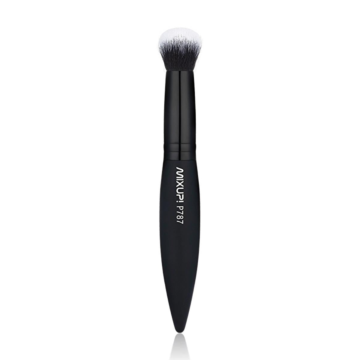 Mixup Professional Vegan Cruelty-Free Double-Fiber Oval Makeup Brush for Liquid & Powder Foundation - P787 Mixup P787 Vegan Makeup Brush for Foundation makeup brush, foundation brush, vegan makeup brush, cruelty-free makeup brush, oval makeup brush, professional makeup tools, liquid foundation brush, powder foundation brush, vegan cosmetics, cruelty-free cosmetics, makeup accessories