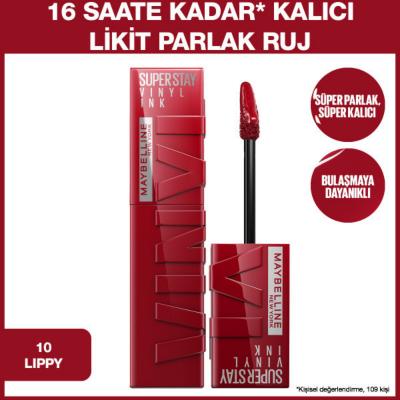 Maybelline New York Super Stay Vinyl Ink Long-Lasting Liquid Lipstick - 16 Hour Wear, Non-Sticky, Easy Application Maybelline New York Super Stay Vinyl Ink Liquid Lipstick - 16 Hour Long-Lasting long-lasting lipstick, liquid lip gloss, Maybelline New York, Super Stay Vinyl Ink, lip makeup, durable lip color, non-sticky lipstick, easy application lipstick, cosmetic, beauty, makeup, lip care, 16-hour wear, glossy finish