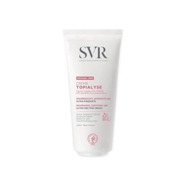 SVR Creme Topialyse Moisturizing Body Cream - Natural Skincare for Sensitive Skin, Family-Friendly - Face Cream
