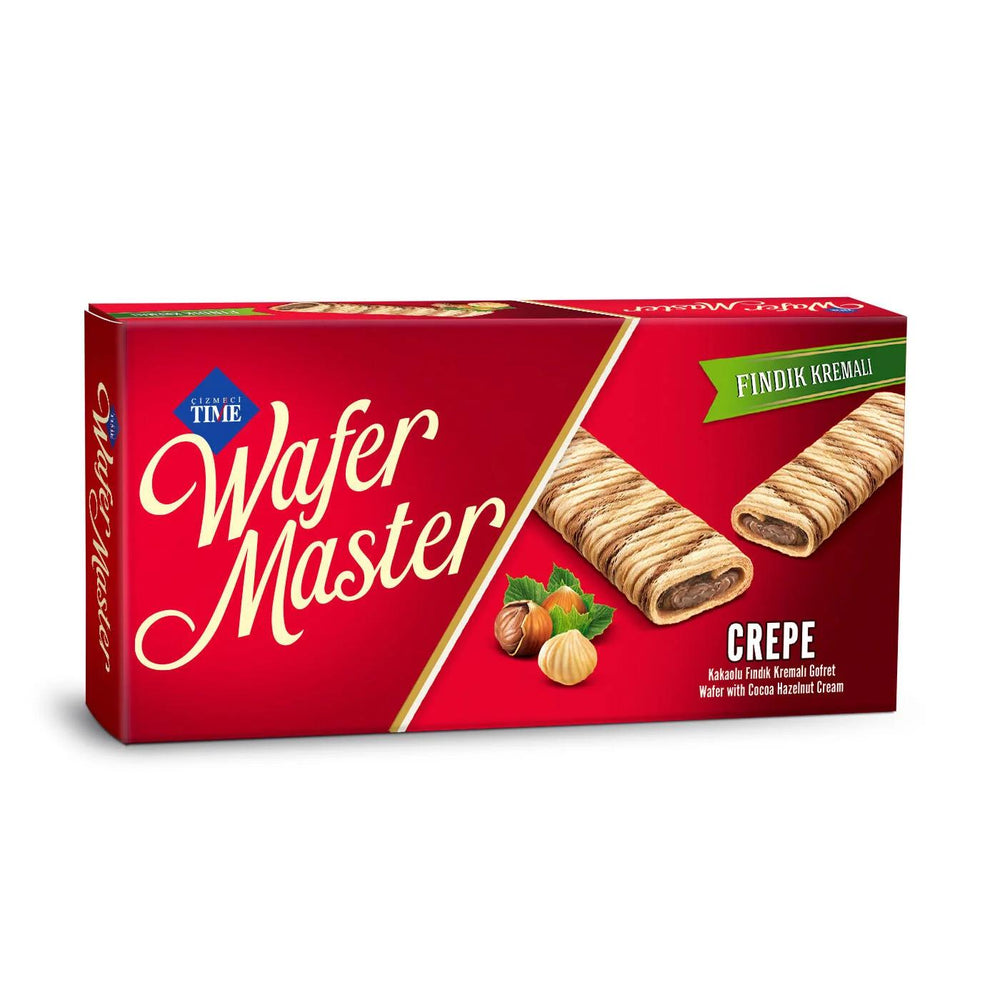 Cizmeci Time Wafer Master Hazelnut Crepe Wafer 65g