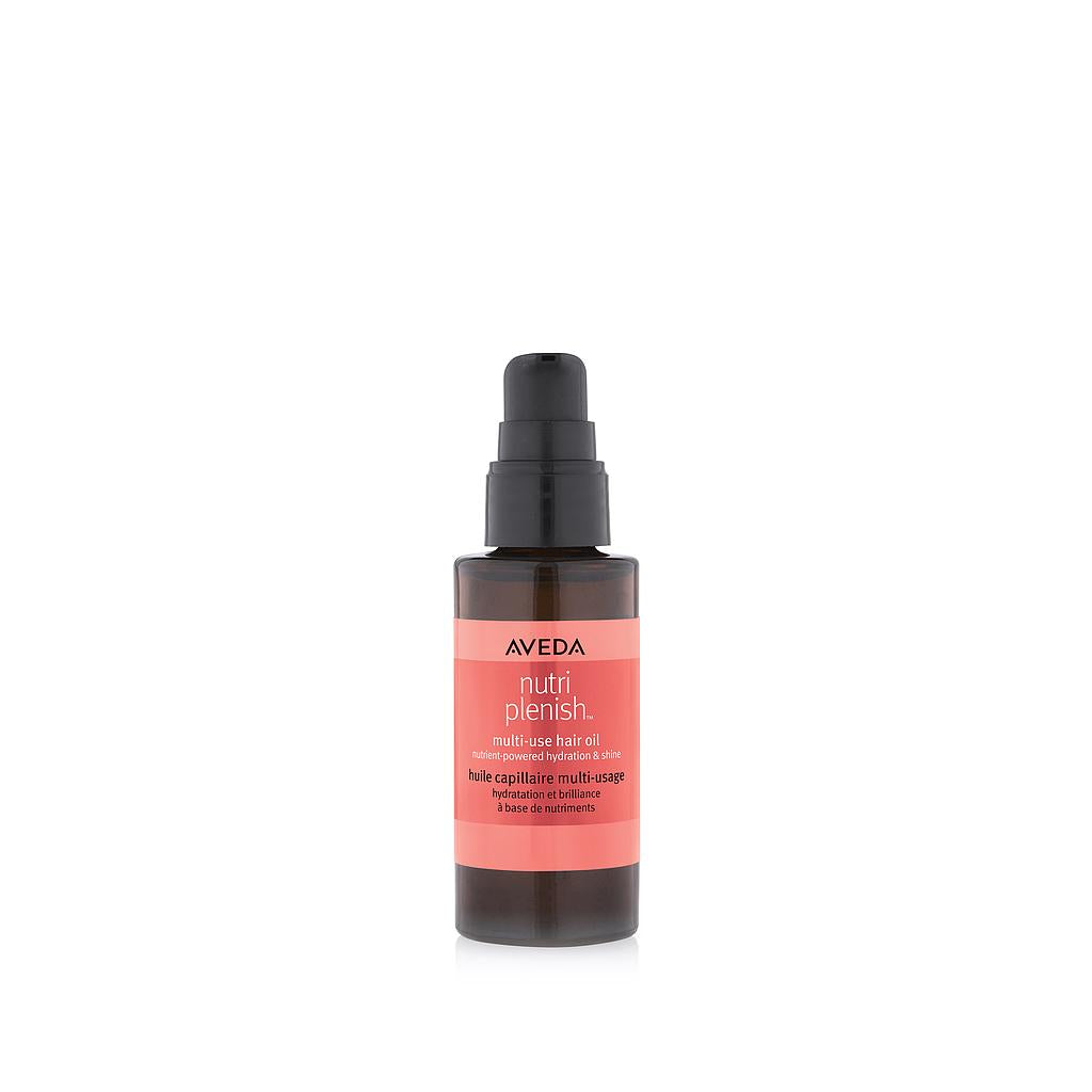 Aveda Nutriplenish Multi-Use Hair Care Oil - Nourishing & Protecting Hair, 30 ml Aveda Nutriplenish Multi-Use Hair Oil - Nourish & Protect Aveda Nutriplenish, Multi-use hair oil, Hair nourishment product, Natural hair care, Hair protection oil, Hair care, Nourishing hair oil, Protecting hair oil, Travel-friendly hair care, Natural ingredients, Aveda brand, Nutriplenish product line