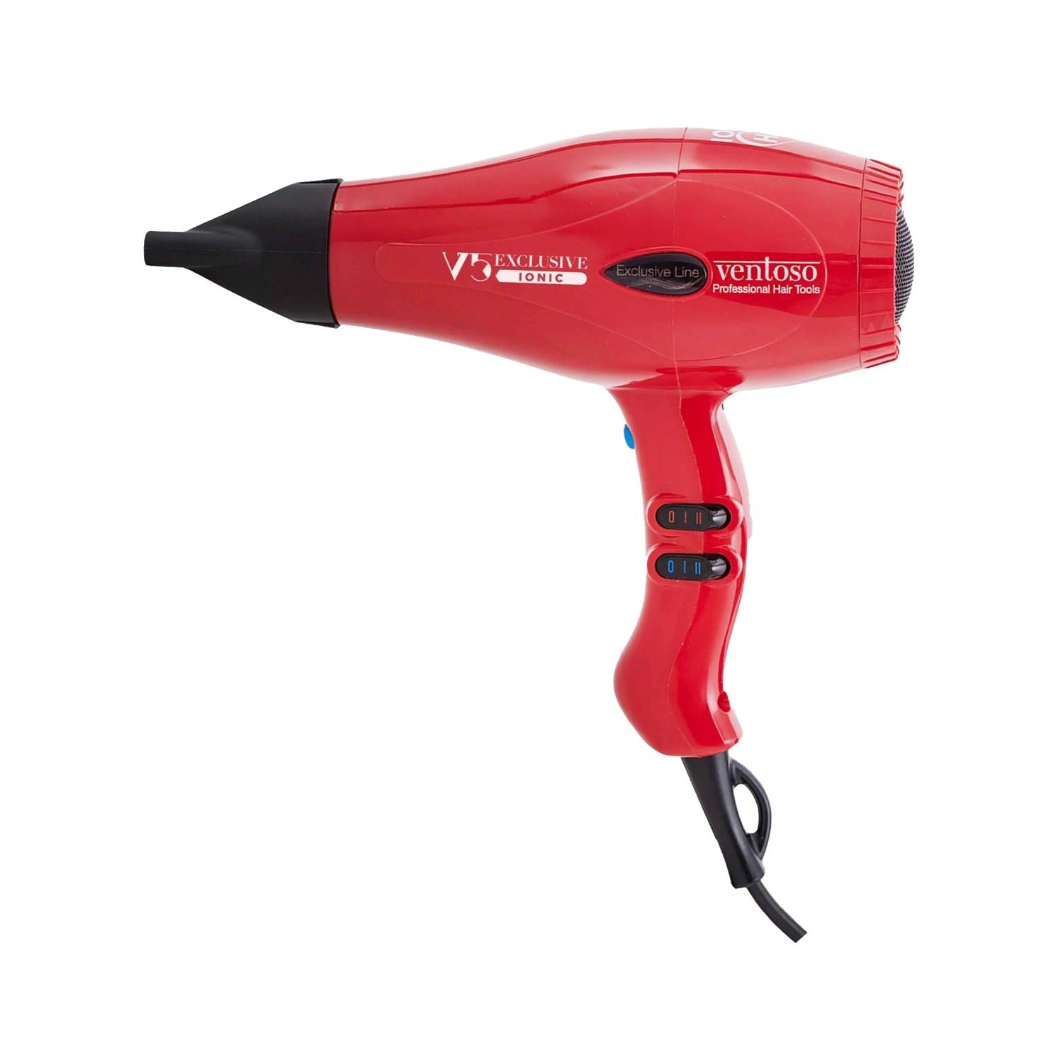 Ventoso V5 Exclusive Ionic Professional Hair Dryer Rosso 2500W