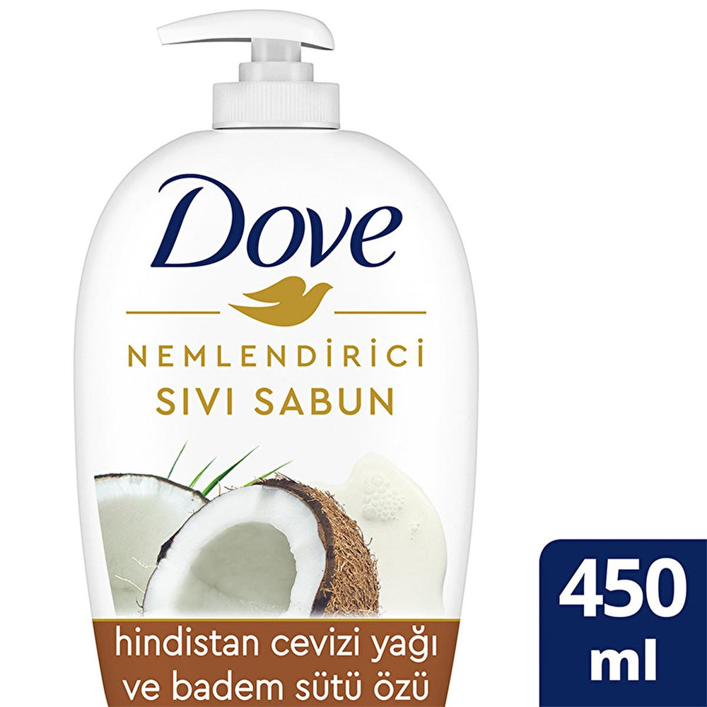 Dove Moisturizing Liquid Hand Soap with Coconut Oil and Almond Milk - 15.22 fl oz - view 2