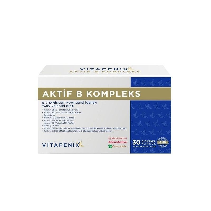 Vitafenix Active B Complex Energy Support 30 Capsules