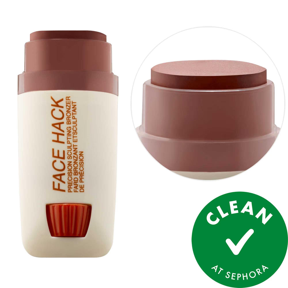 FACE HACK Cream Bronzer Stick - Natural Finish Contouring Makeup for Effortless Sculpting, Vegan & Cruelty-Free FACE HACK Cream Bronzer Stick - Natural Contouring Makeup cream bronzer stick, contouring makeup, natural finish bronzer, vegan makeup products, gluten-free cosmetics, cruelty-free beauty products, makeup for everyday, natural makeup look, effortless contouring, sculpting cream, FACE HACK, vegan cosmetics, cruelty-free makeup, bronzer stick, contouring stick, natural ingredients, skincare makeup, 