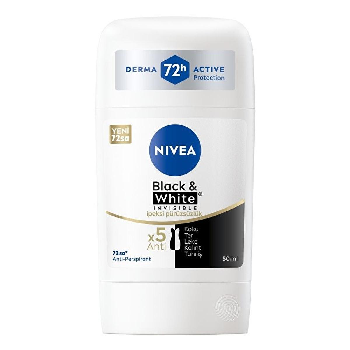 nivea black and white invisible deodorant bottle, nivea black and white deodorant application NIVEA Black & White Invisible Deodorant - 72 Hour Protection for Women | 1.69 fl. oz. NIVEA Black & White Invisible Deodorant nivea, deodorant, women, invisible, antiperspirant, black-white, long-lasting, skin-friendly, personal-care, ai-generated