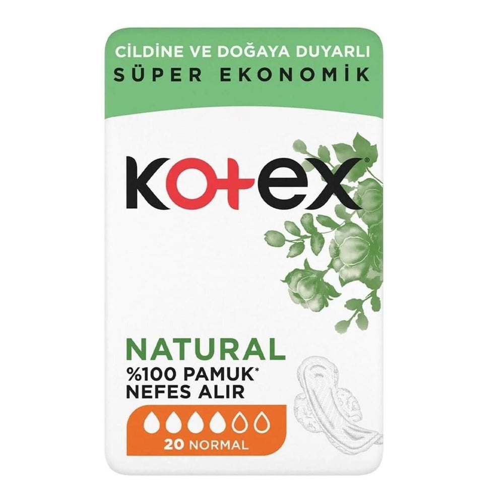 Kotex Natural Ultra Normal Sanitary Pads 20 Count