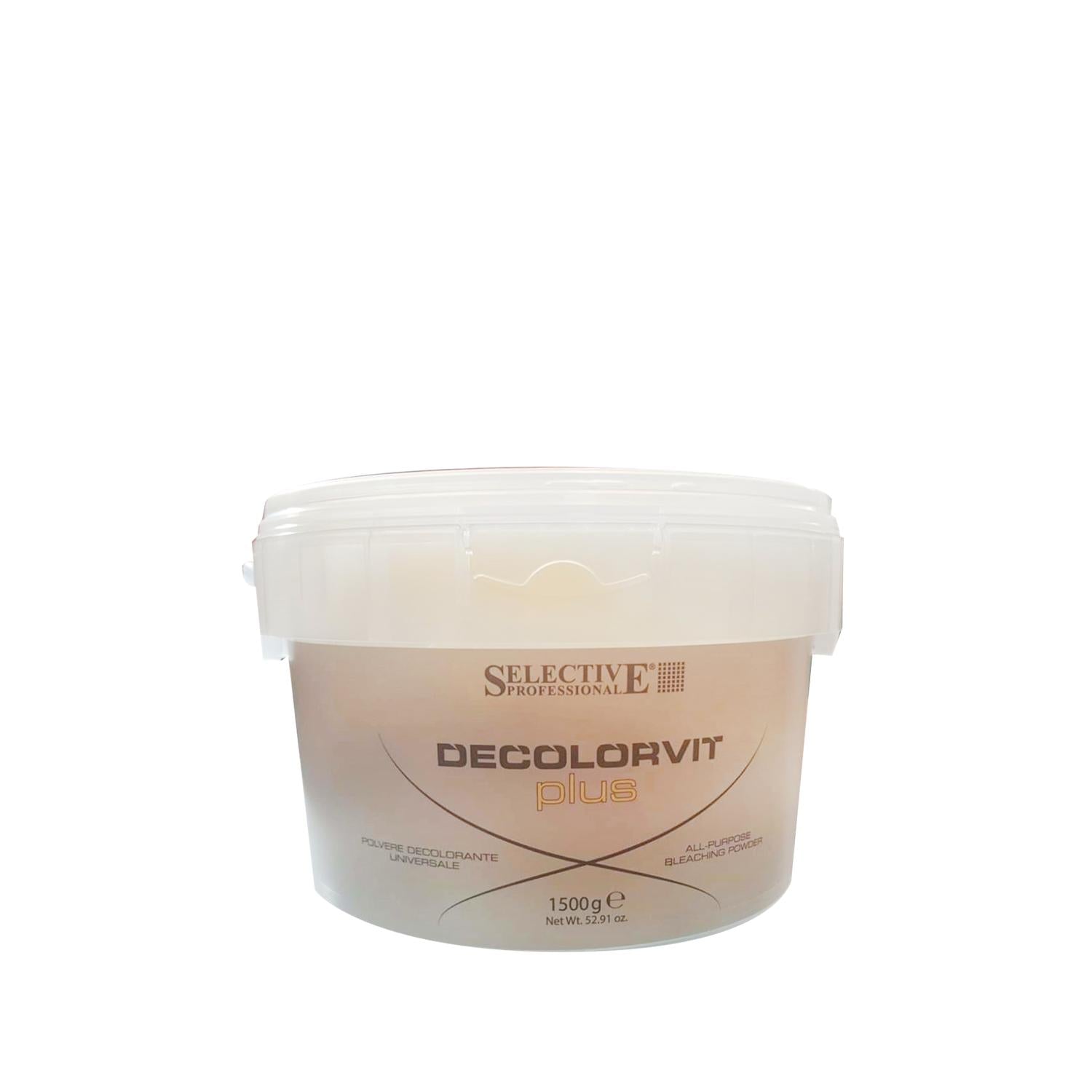 Selective Professional Decolorvit Plus Hair Bleach Powder 1500g - Professional Grade Hair Lightening Powder for Salon and Personal Use Selective Professional Decolorvit Plus Hair Bleach Powder 1500g hair bleach powder, professional hair bleach, decolorvit plus, hair lightening powder, selective professional hair products, hair care, salon supplies, hair coloring, hair styling products, professional hair care