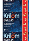 Krilom Omega-3 Dietary Supplement with Astaxanthin - Fish Oil Capsules for Heart Health Support - Vitamin & Supplement