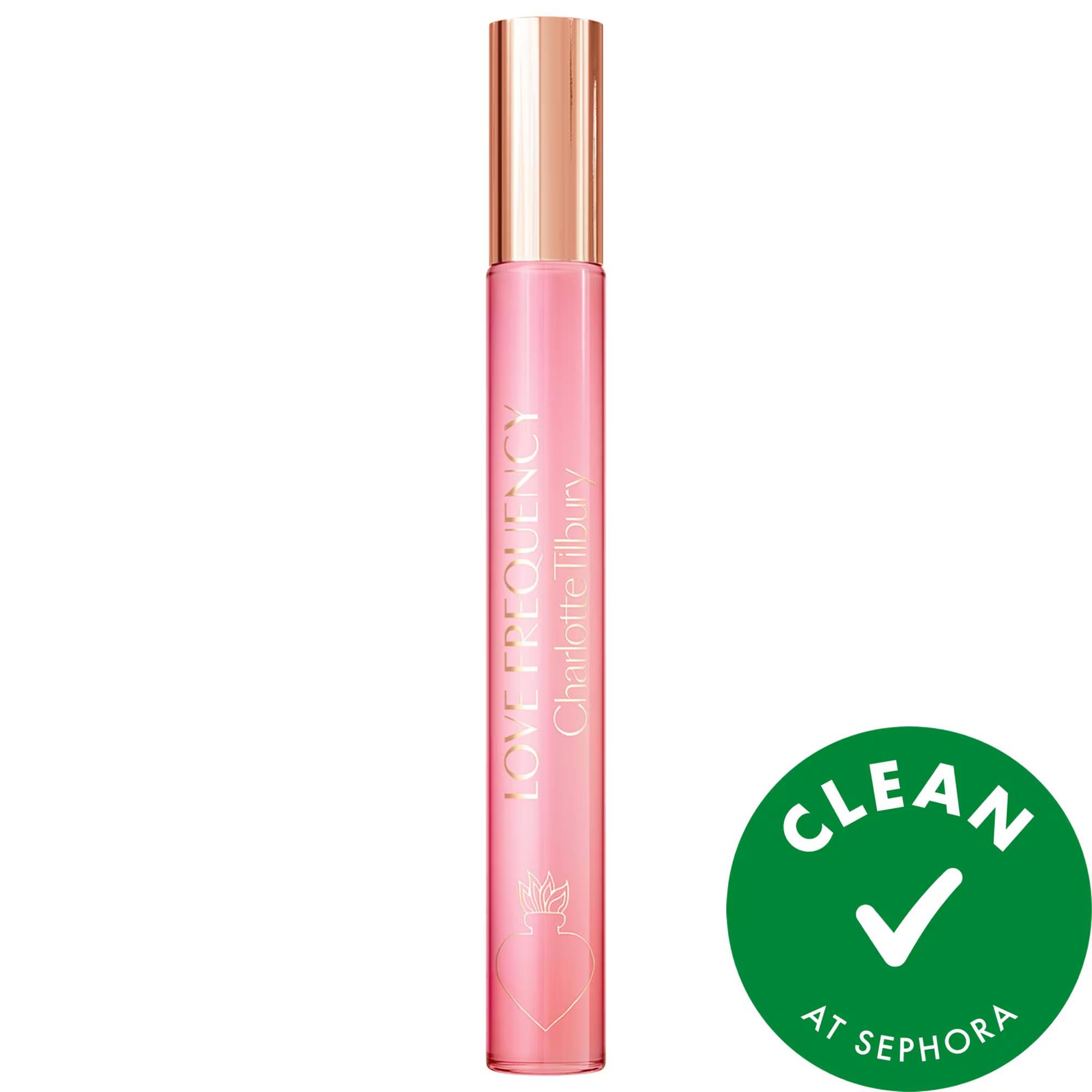 Charlotte Tilbury Love Frequency Eau de Parfum - Luxurious Floral Fragrance for Women with Pink Pepper, Rose Essential Love Frequency Eau de Parfum by Charlotte Tilbury Eau de Parfum, Florals fragrance, Luxury perfume, Romantic scent, CLEAN at Sephora, Women's fragrance, Perfume for love, Sensual fragrance, Floral scent, Unique perfume, Charlotte Tilbury perfume, Gift for her, Romantic gift, Fragrance for women