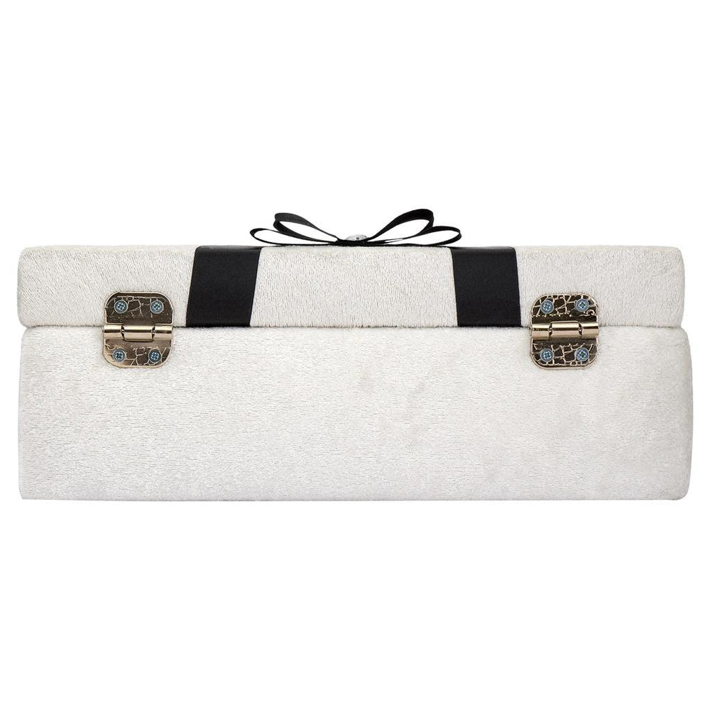 Eklips White Groom Gift Pouch for Wedding Traditions
