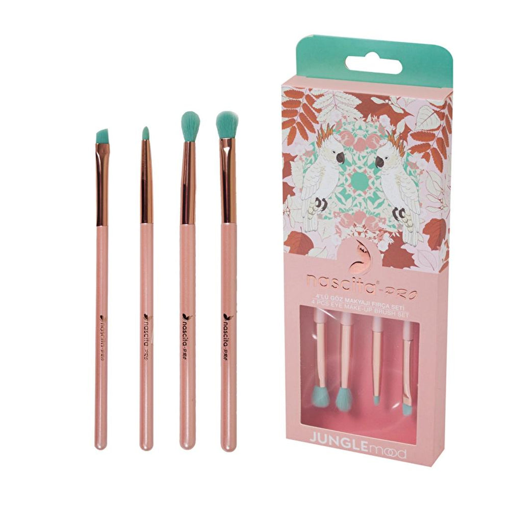 Nascita Jungle Mood 4-Piece Eye Makeup Brush Set