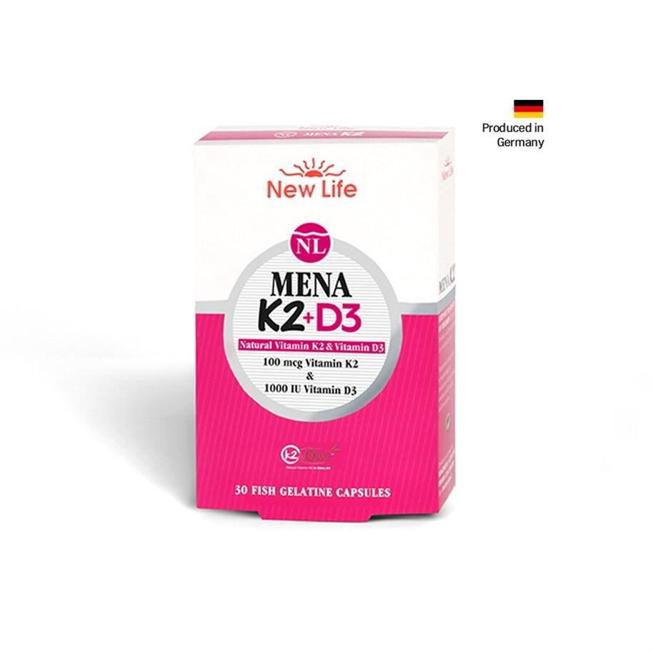 New Life Mena K2+D3 Vitamin : , High Absorption, 100 mcg K2 &amp; 1000 IU D3, Gluten &amp; Soy-Free - image 7