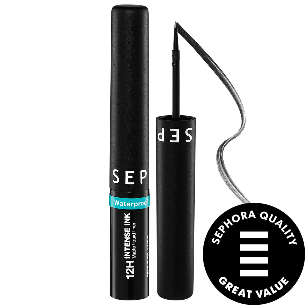 Intense Felt-Tip Liquid Waterproof Eyeliner - Long-Lasting, Cruelty-Free Cosmetics for Precise Eye Lining Intense Liquid Waterproof Eyeliner - Precise & Long-Lasting liquid eyeliner, waterproof eyeliner, felt-tip eyeliner, cruelty-free cosmetics, long-lasting eye makeup, precise eye lining, intense pigmentation, satin finish, metallic finish, cosmetics, makeup, eye makeup, eyeliner, beauty products