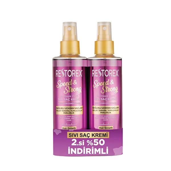 Restorex Leave-In Hair Conditioner: Ivy Extract for Healthy Hair Growth, Detangling & Shine - 2 x 200ml Restorex Leave-In Conditioner: Hair Growth, Detangling, & Shine Leave-in hair conditioner, Hair growth serum, Ivy extract hair care, Detangling hair spray, Shine enhancing hair treatment, Hair moisturizing spray, Healthy hair growth product, Restorex hair conditioner, hair growth, detangling, shine, moisturizing, silky softness, healthy hair, hair care, hair treatment, hair spray, all hair types, slow-gro