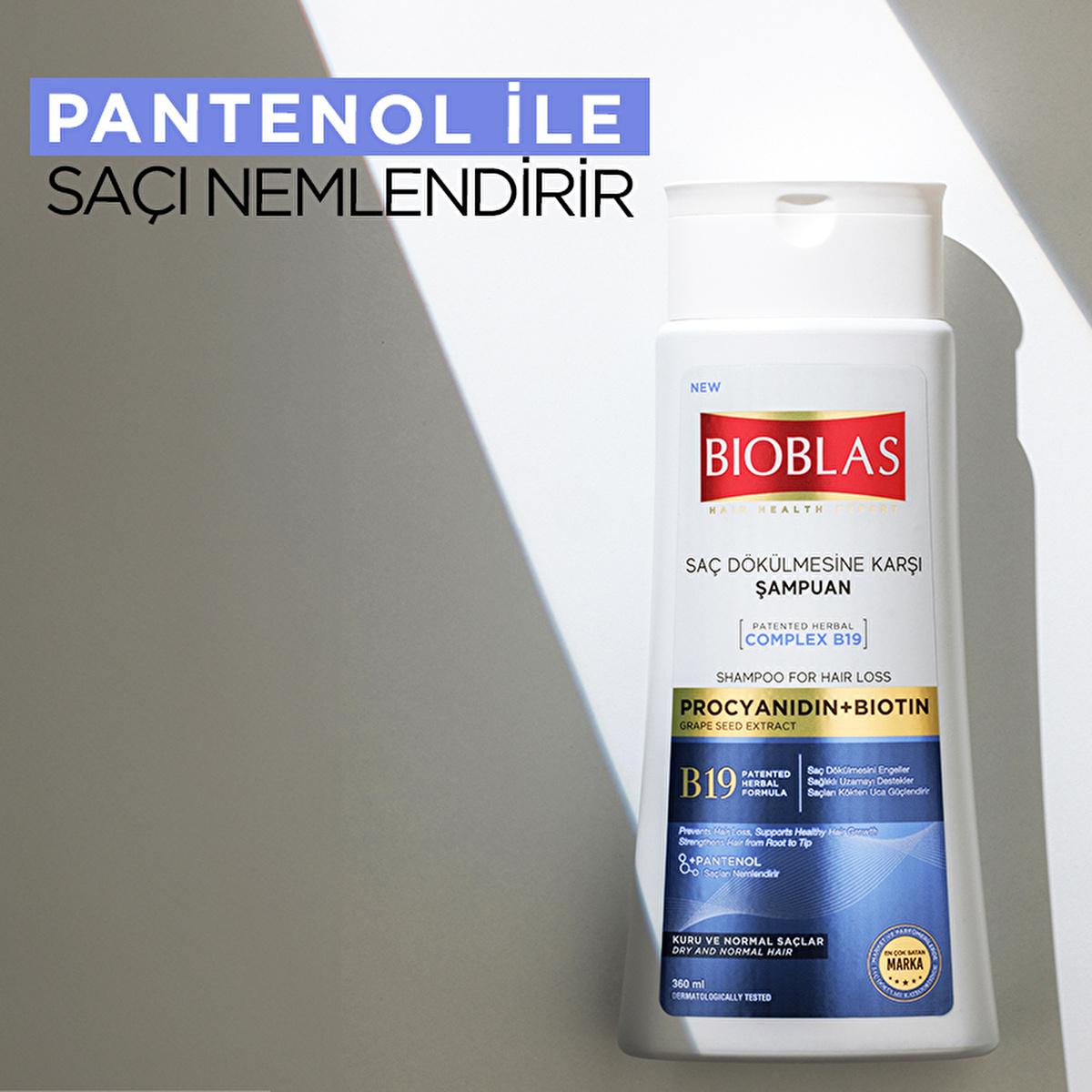 Bioblas Anti-Hair Loss Shampoo with Biotin & Procyanidin - Paraben-Free, Strengthens Hair, 12.18 fl oz Bioblas Anti-Hair Loss Shampoo - Biotin & Procyanidin anti-hair loss shampoo, biotin shampoo, procyanidin shampoo, paraben-free hair care, natural shampoo for hair loss, hair strengthening shampoo, hair repair shampoo, chemical-free hair care, daily use shampoo, biotin, procyanidin, grape seed extract, hair loss solution, hair care, hair health, Bioblas