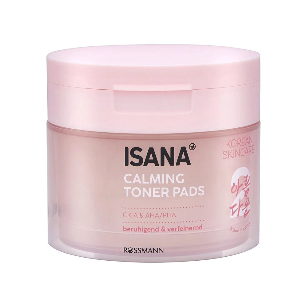 Isana Korean Skincare Cica & AHA/PHA Toner Pads 60 Count