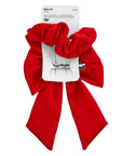 Eklips Red Satin Hair Scrunchies for Gentle Hold 2-Pack