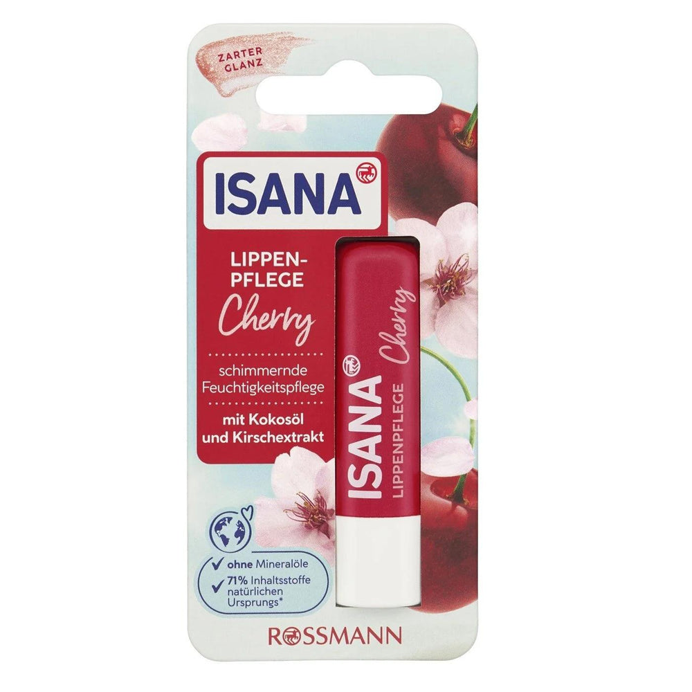 Isana Cherry & Coconut Lip Balm for Soft Lips 4.8g