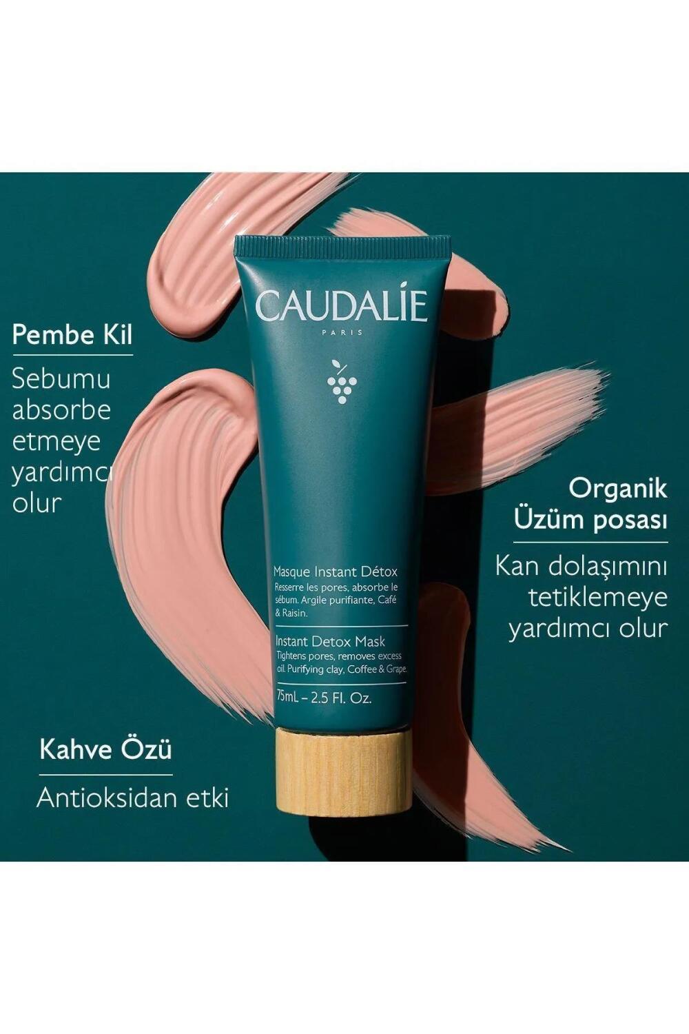 caudalie instant detox mask 75 ml, purifying mask by caudalie Caudalie Instant Detox Mask - Purifying Treatment | 75 ml Caudalie Instant Detox Mask | 75 ml caudalie, detox-mask, skincare, beauty, purifying-treatment, face-mask, women, self-care, ai-generated, instant-detox