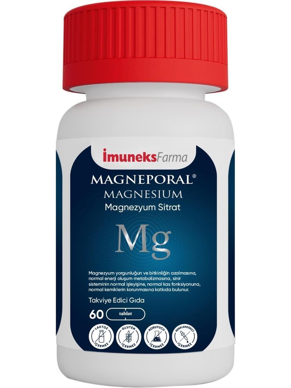 Imuneks Magnesium Supplement Combo for Overall Health & Wellness - 60 Tablets - Vitamin & Supplement