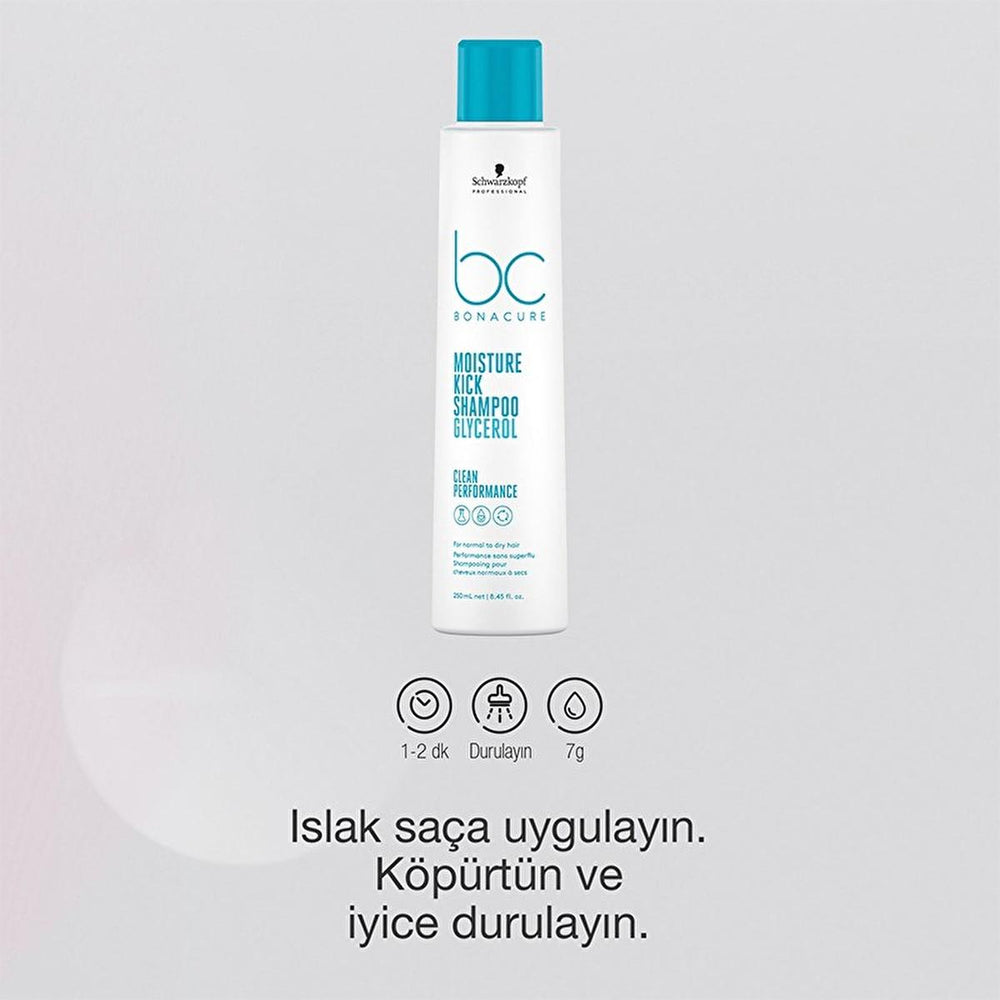Bonacure Moisturizing Shampoo for Dry, Curly Hair - Sulfate-Free, Vegan, 8.45 fl oz - view 3