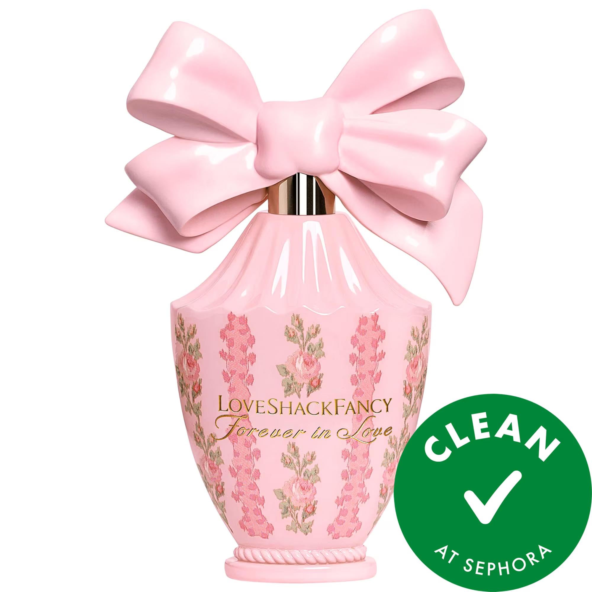 LoveShackFancy Forever in Love Eau de Parfum for Women - Fruity Floral Perfume with Green Pear &amp; Gardenia LoveShackFancy Forever in Love Eau de Parfum - Fruity Floral Perfume Fruity Floral Perfume, Women&#39;s Eau de Parfum, Green Pear Fragrance, Gardenia Scent, Luxury Perfume Packaging, Floral Fragrance, Feminine Perfume, Unique Perfume Bottle, CLEAN at Sephora, Women&#39;s Perfume, Floral Scent, Perfume for Women, Luxury Fragrance