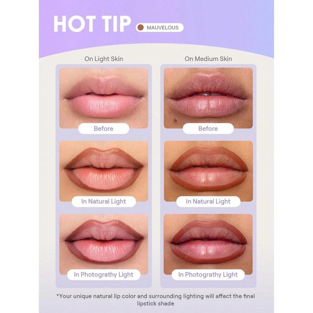 Sheglam Fall In Line Stain Lip Gloss in Mauvelous 010