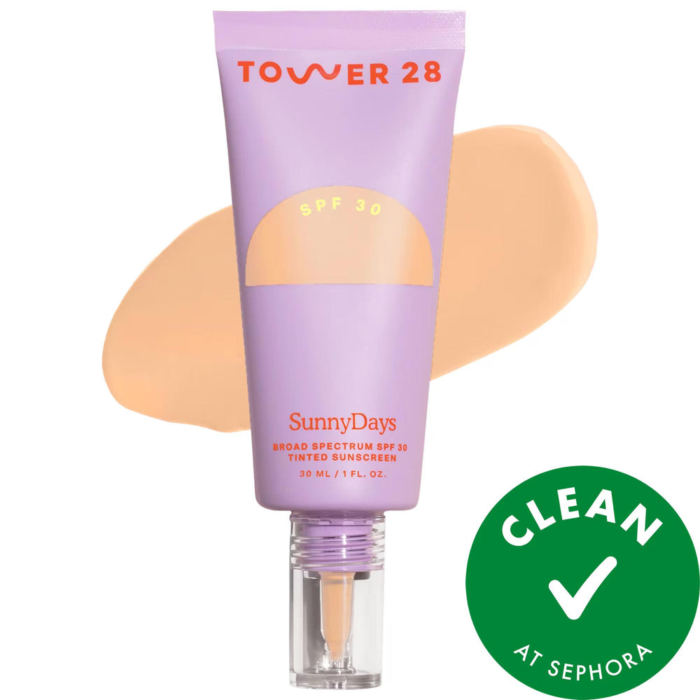 SunnyDays Tinted Sunscreen Foundation SPF 30 - Natural Finish, Vegan & Cruelty-Free SunnyDays SPF 30 Tinted Sunscreen - Natural & Vegan tinted sunscreen foundation, natural finish foundation, SPF 30 sunscreen, vegan foundation, gluten-free sunscreen, cruelty-free beauty products, sensitive skin sunscreen, clean beauty, vegan beauty products, natural sunscreen, non-comedogenic foundation, blue light protection, Sephora products