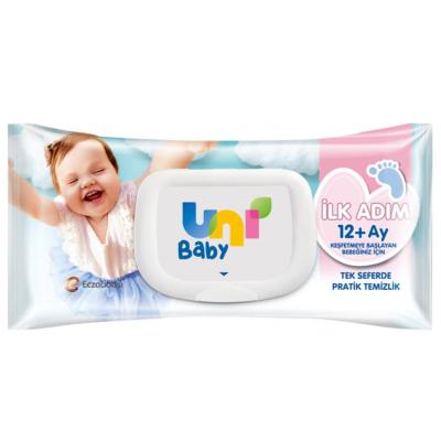 Uni Baby Wipes - Gentle & Natural Baby Cleaning Solution for Hands, Face & Diaper Area - 52 Count Uni Baby Wipes - Gentle Baby Cleaning Solution Baby Wipes, Uni Baby Islak Havlu Klasik, Natural Baby Cleaning Products, Chemical-Free Baby Wipes, Gentle Baby Hygiene, Baby Care, Diaper Change Essentials, Natural Baby Products, Chemical-Free Baby Care, Gentle Cleaning for Babies, Baby Skincare, Parenting Essentials