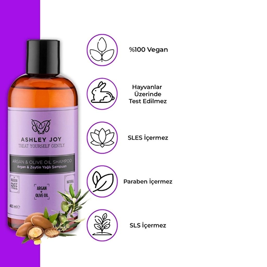Ashley Joy Argan &amp; Olive Oil Shampoo for Dry Hair 400 ml
