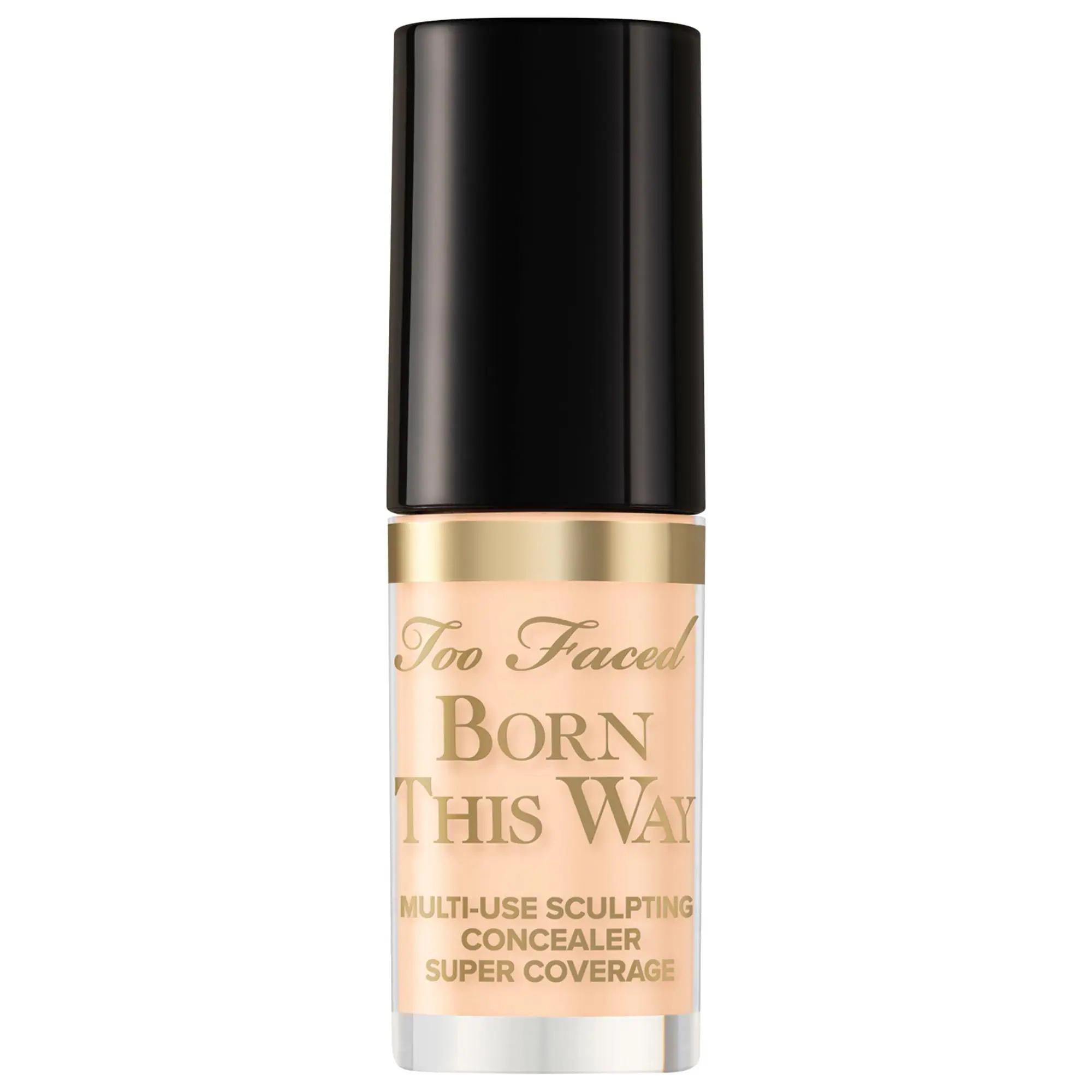 Born This Way Super Coverage Concealer: Hydrating, Full Coverage, Vegan & Cruelty-Free - Flawless, Weightless Finish Born This Way Concealer: Full Coverage, Hydrating, Vegan full coverage concealer, hydrating concealer, vegan concealer, cruelty-free concealer, four in one concealer, hyaluronic acid concealer, non-comedogenic concealer, weightless concealer, natural finish concealer, makeup for flawless skin, concealer, makeup, face makeup, full coverage makeup, hydrating makeup, vegan makeup, cruelty-free m