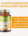 Argivit Immune Support Supplement - Boosts Immune System & Relieves Dry Eyes - 30 Capsules Argivit Immune Support Supplement - 30 Capsules immune system support, dry eye relief, dietary supplement, Argivit İnferrin, viral disease support, health supplements, eye care, immune health, adult supplements, children's health, supplementary health benefits