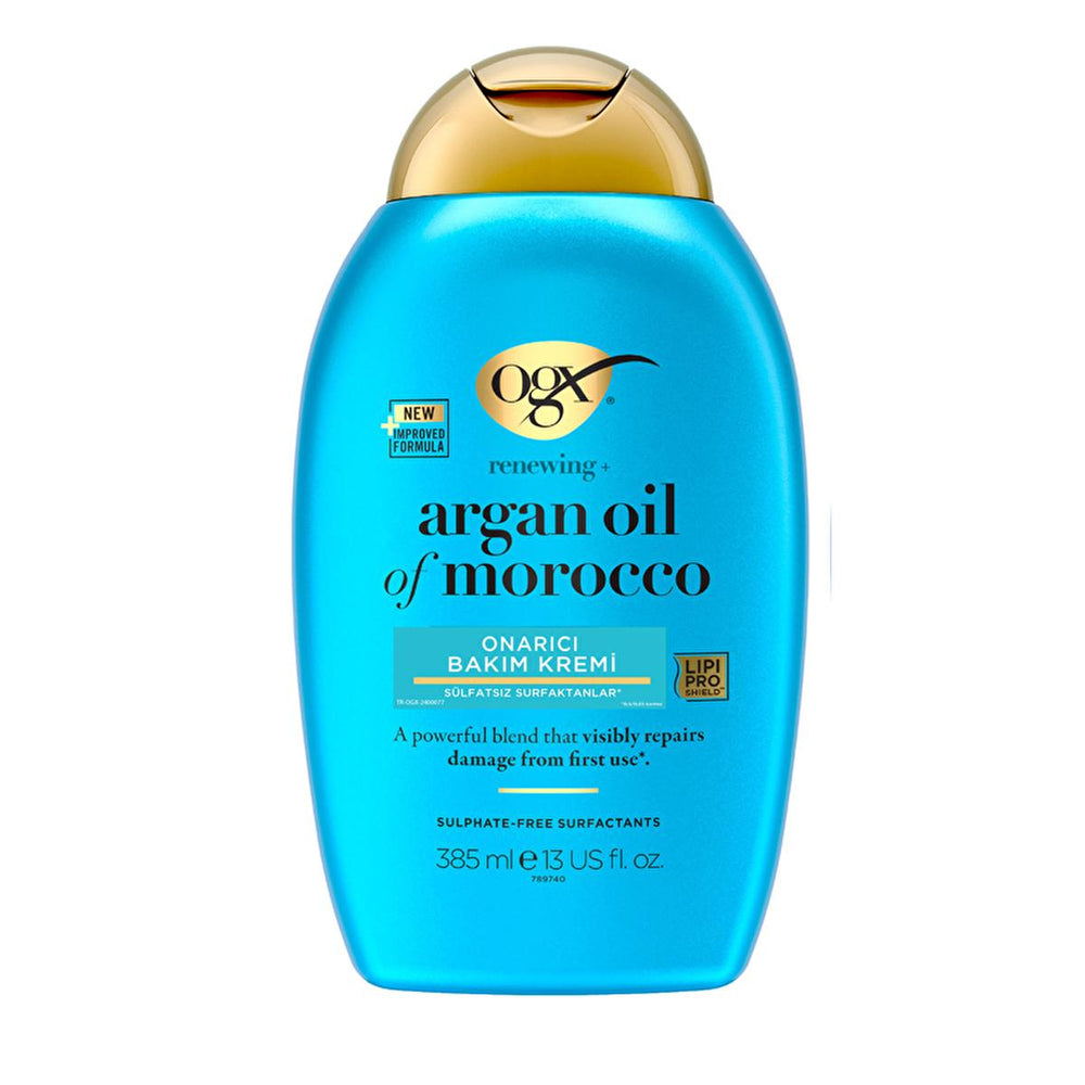 OGX Argan Oil of Morocco Hair Care Cream - Sulfate-Free, Moisturizing & Revitalizing 13.01 fl oz - Hair Mask