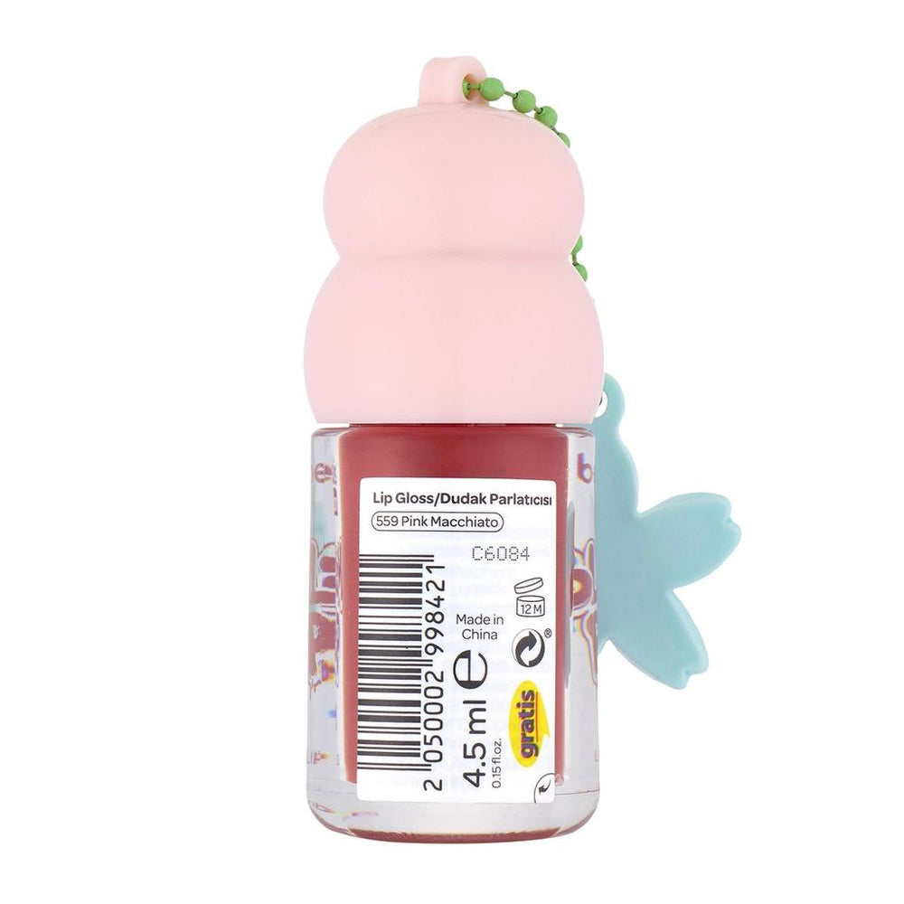 Beaulis Fun Bloom Pop Lip Gloss Pink Macchiato 4.5 ml