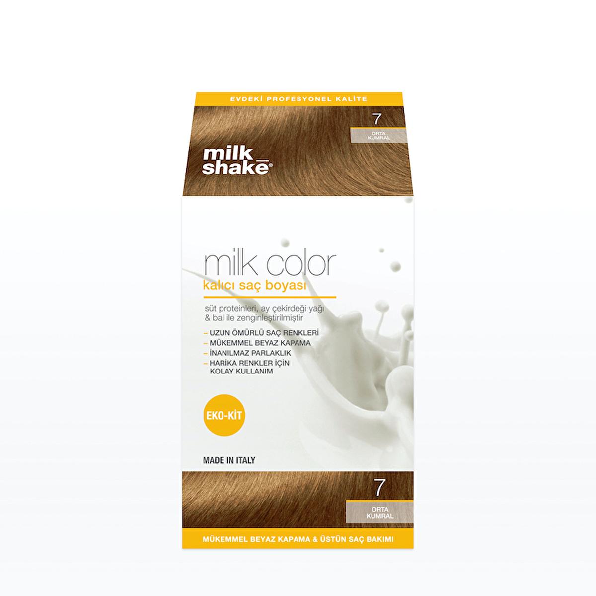 milk_shake Permanent Hair Color Set - Nourishing Hair Dye for Long-Lasting Vibrant Color, 3.72 fl oz milk_shake Permanent Hair Color - Long-Lasting &amp; Nourishing hair dye, permanent hair color, milk shake hair color, nourishing hair dye, long-lasting hair color, hair care, beauty products, cosmetic products, hair coloring kit, at-home hair dye