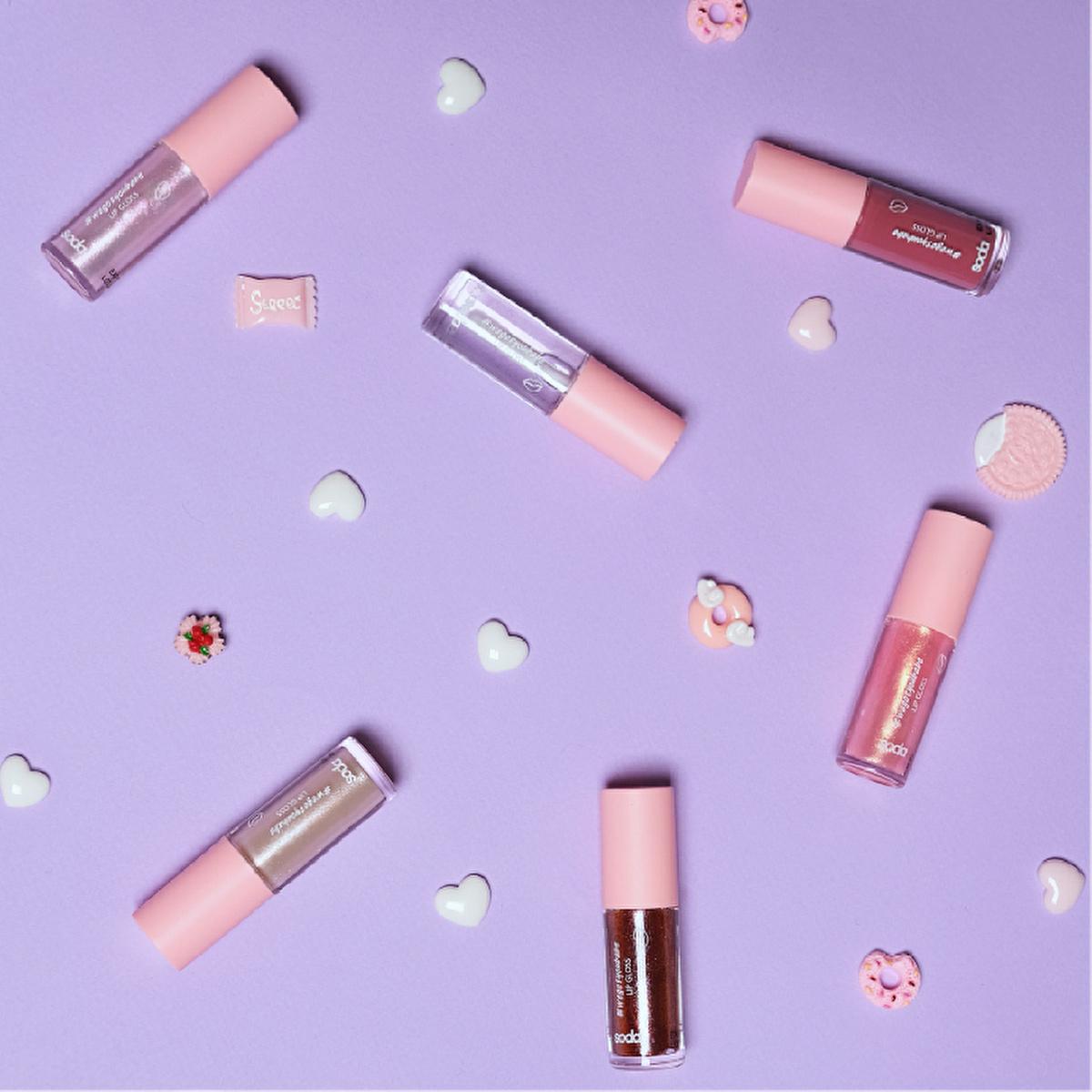 Soda Lip Gloss - Long Lasting, Non-Sticky, Vibrant Lip Color - Nudie Cutie 006 Soda Lip Gloss - Long Lasting & Non-Sticky Lip Gloss, Long Lasting Lip Gloss, Non-Sticky Lip Gloss, Vibrant Lip Color, Layerable Lip Gloss, Cosmetics, Makeup, Lip Care, Beauty Products, Nudie Cutie 006, Soda Lip Gloss