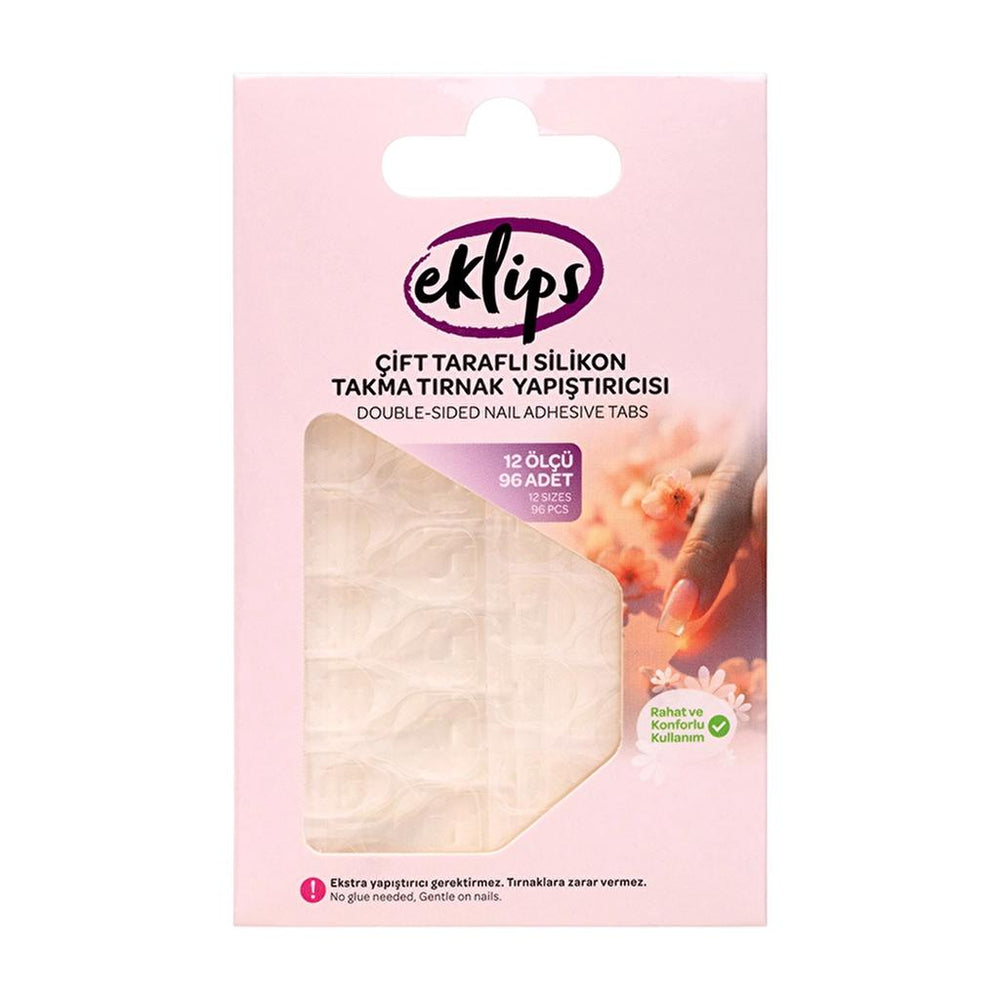 Eklips Silicone False Nail Adhesive Tabs 96 Count