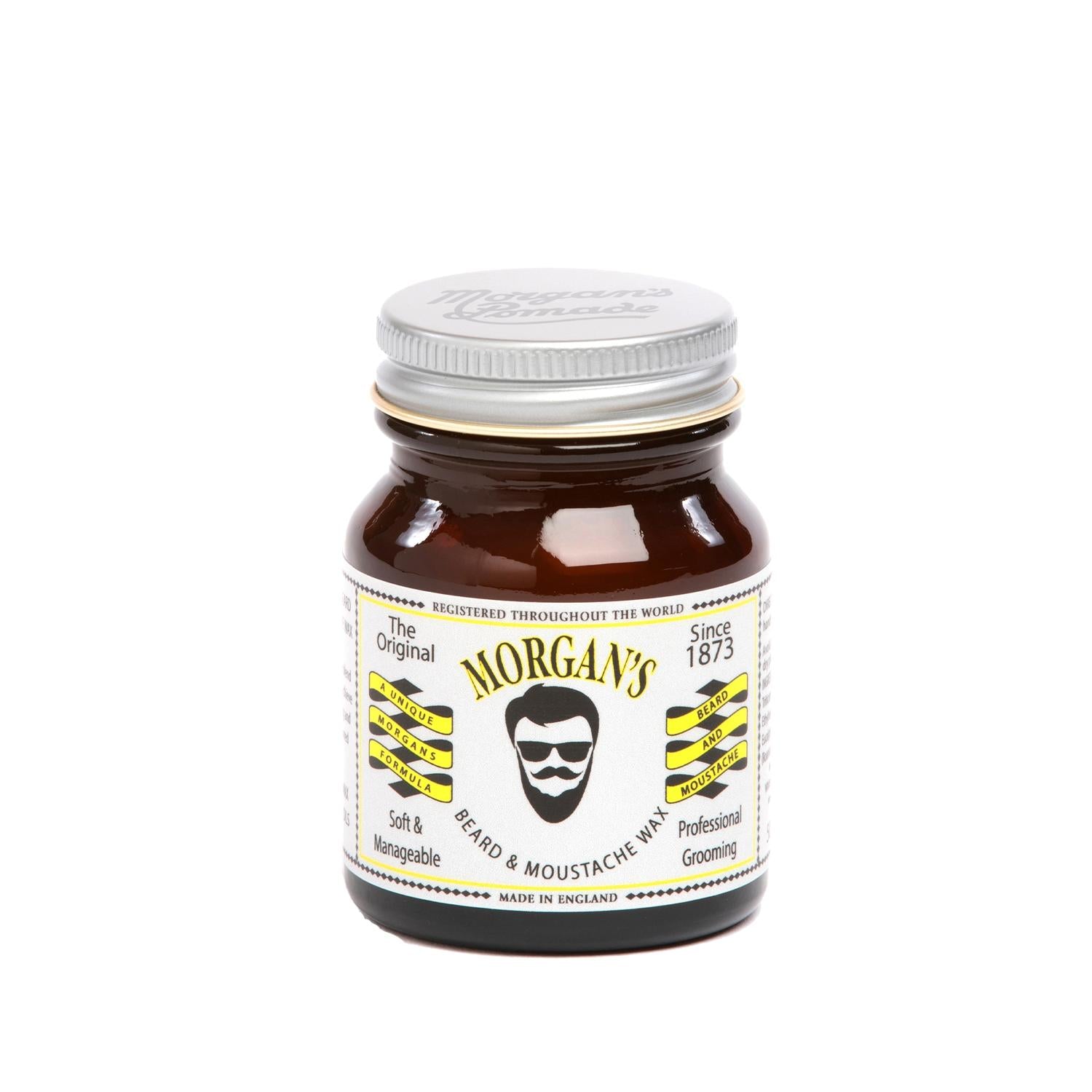 Morgan's Beard and Moustache Wax - 50g Styling & Grooming Product for Men's Beard Care Morgan's Beard Wax - 50g Grooming Beard Wax, Moustache Wax, Grooming Products, Men's Grooming, Beard Care, Facial Hair Care, Styling Products, Grooming Essentials, Men's Accessories