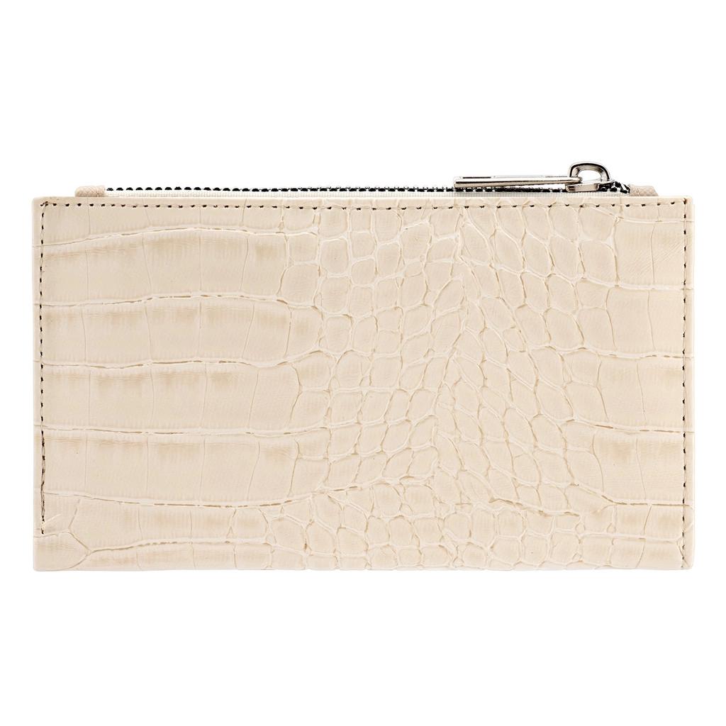 Eklips Cream Croco Wallet Stylish Daily Accessory