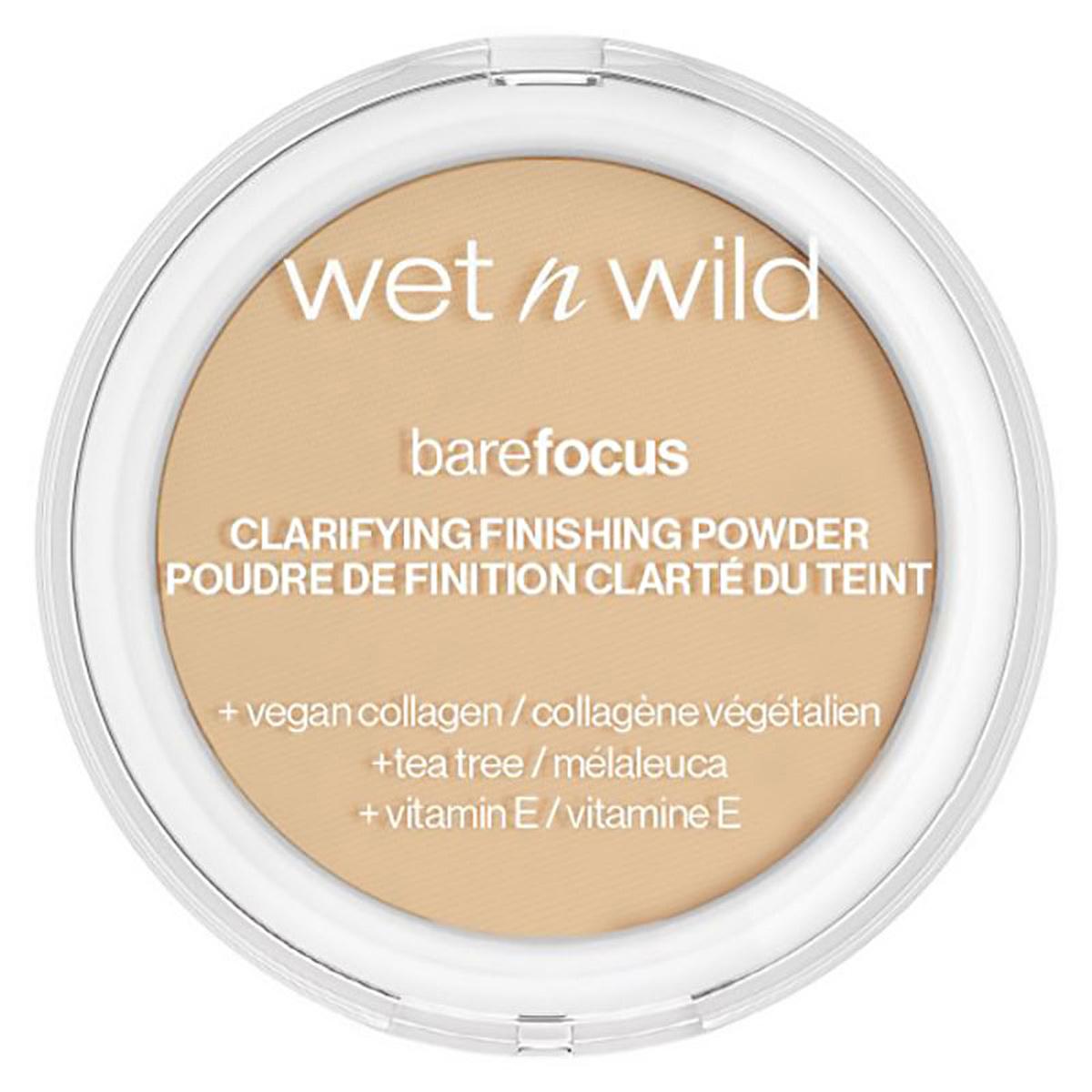 wet n wild barefocus setting powder light medium, wet n wild setting powder in packaging, swatch of wet n wild barefocus powder Wet n Wild Barefocus Setting Powder - Light/Medium for Makeup Enthusiasts Wet n Wild Barefocus Setting Powder - Light/Medium wet-n-wild, setting-powder, makeup, beauty, cosmetics, oil-absorbing, hydrating, flawless-finish, light-medium, ai-generated